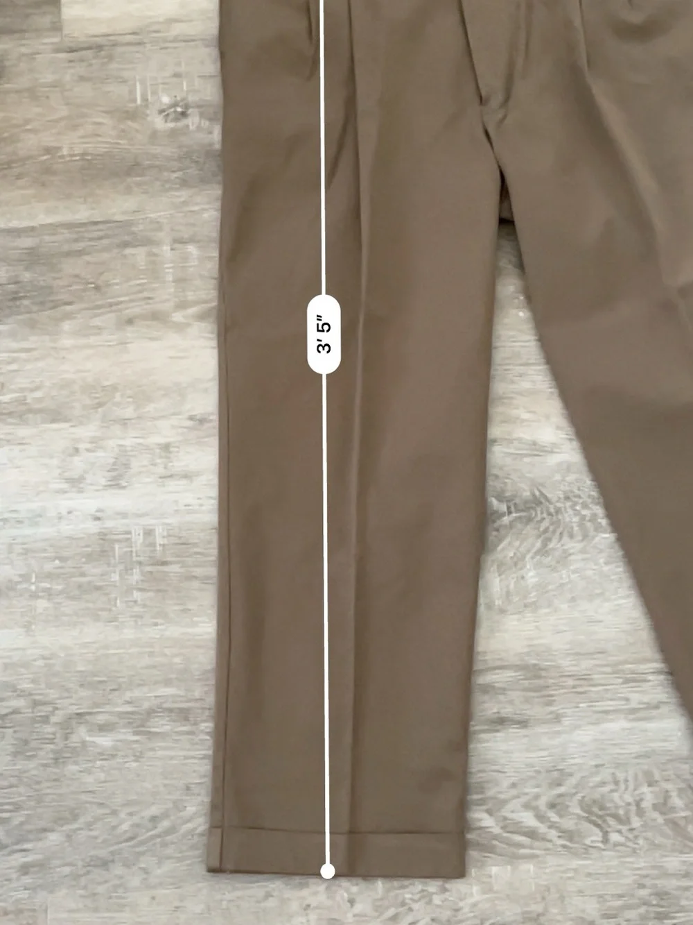 Roundtree & York TravelSmart Men’s Brown Dress Pants 44x30 Pleated Cotton